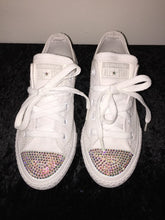 Load image into Gallery viewer, Converse Lo Crystal Customised shoes - CheriAmore
