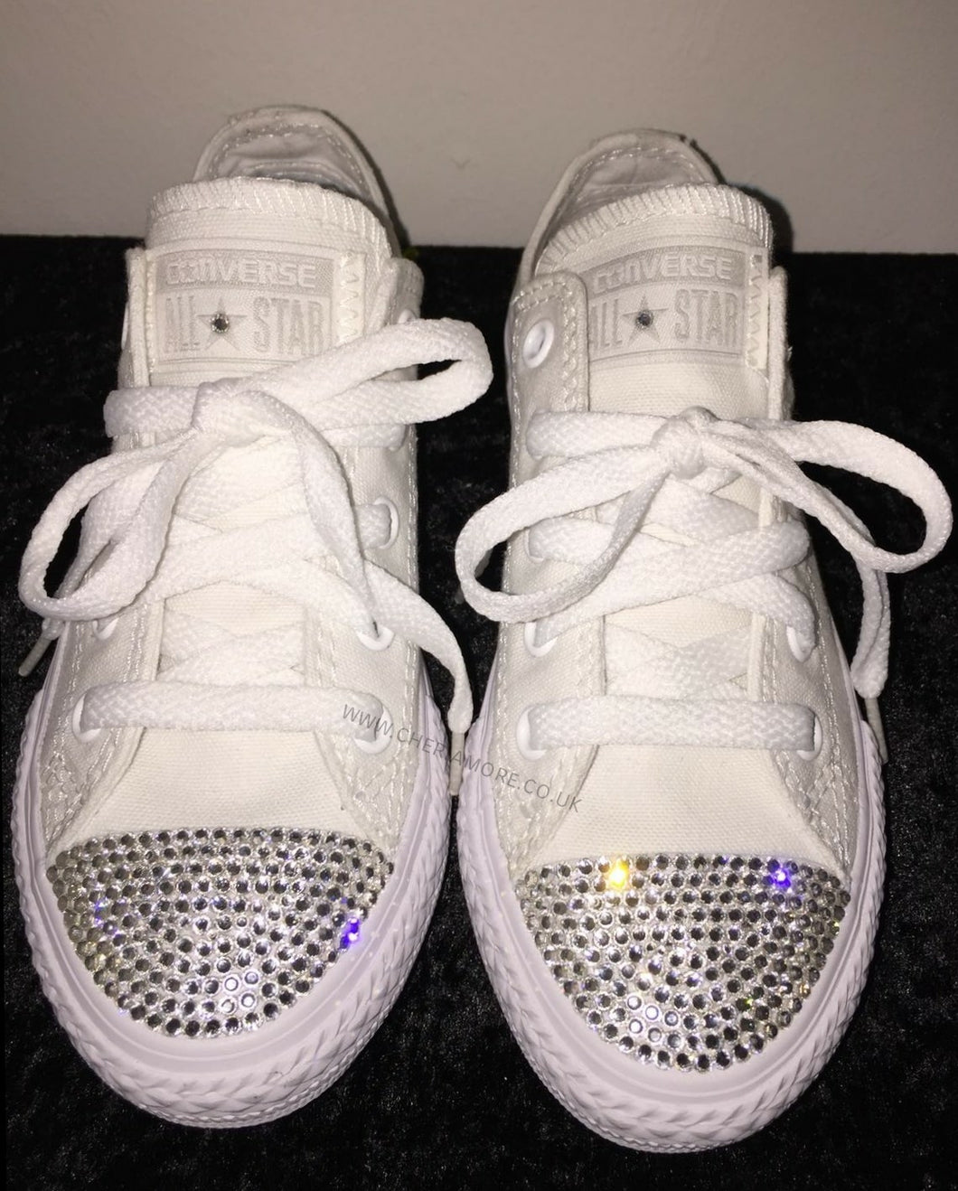 Converse Lo Crystal Customised shoes - CheriAmore