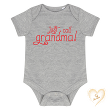 Load image into Gallery viewer, Just Call Grandma Short Sleeve Babies Bodysuit - CheriAmore
