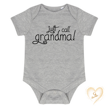 Load image into Gallery viewer, Just Call Grandma Short Sleeve Babies Bodysuit - CheriAmore
