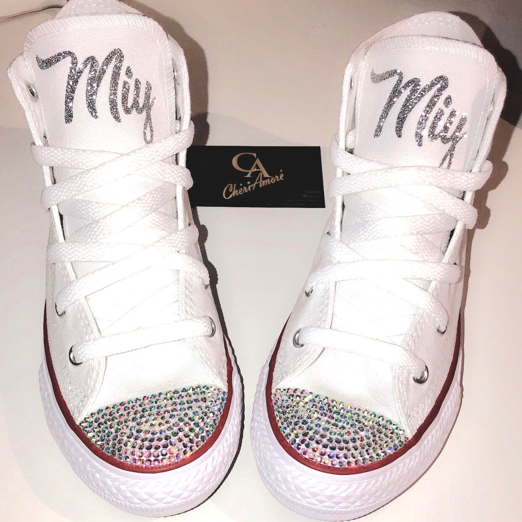 Personalised Crystal Converse - CheriAmore