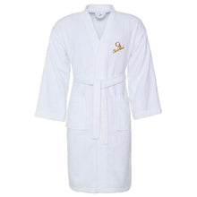 Load image into Gallery viewer, Soft &amp; Sumptuous Unisex White Terry Robe - CheriAmore
