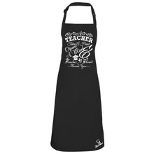 Load image into Gallery viewer, Teachers Appreciation Black Unisex Apron Gift - CheriAmore
