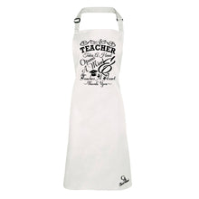 Load image into Gallery viewer, Teachers Appreciation White Unisex Apron Gift - CheriAmore
