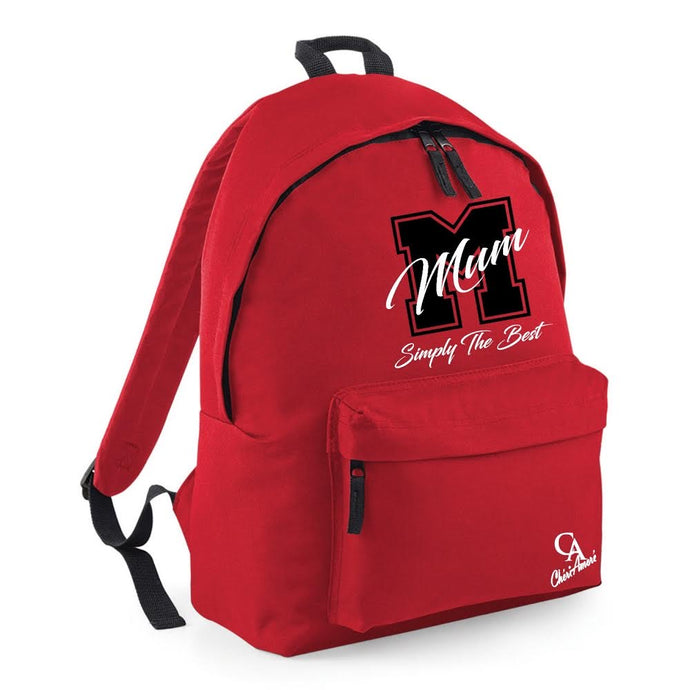 Varsity Love Collection Red Backpack - Mum Edition - CheriAmore