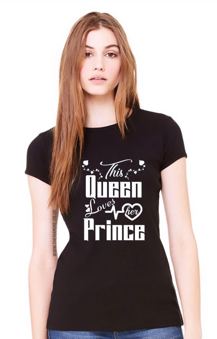 This Queen Loves Her Prince - Mum & Son Mother's Day Matching T-shirt Set - CheriAmore