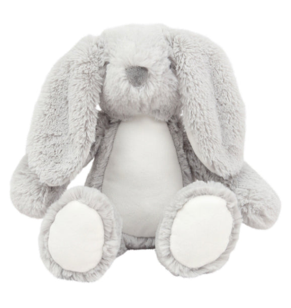 Personalise Me Grey Bunny Teddy - CheriAmore
