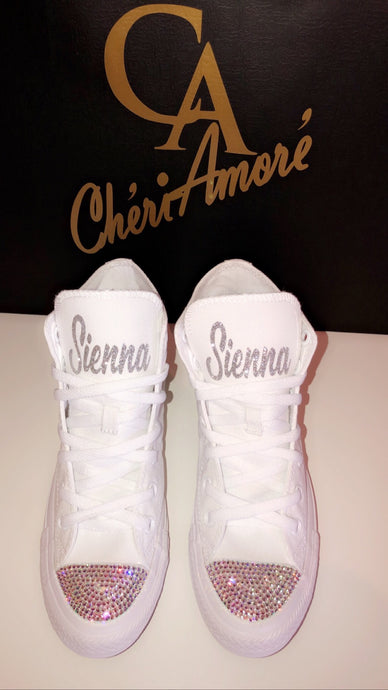 Personalised Crystal Converse - CheriAmore